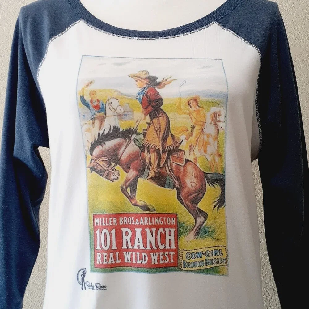 District Cowgirl Screen Print Tee - Picture 2 of 16